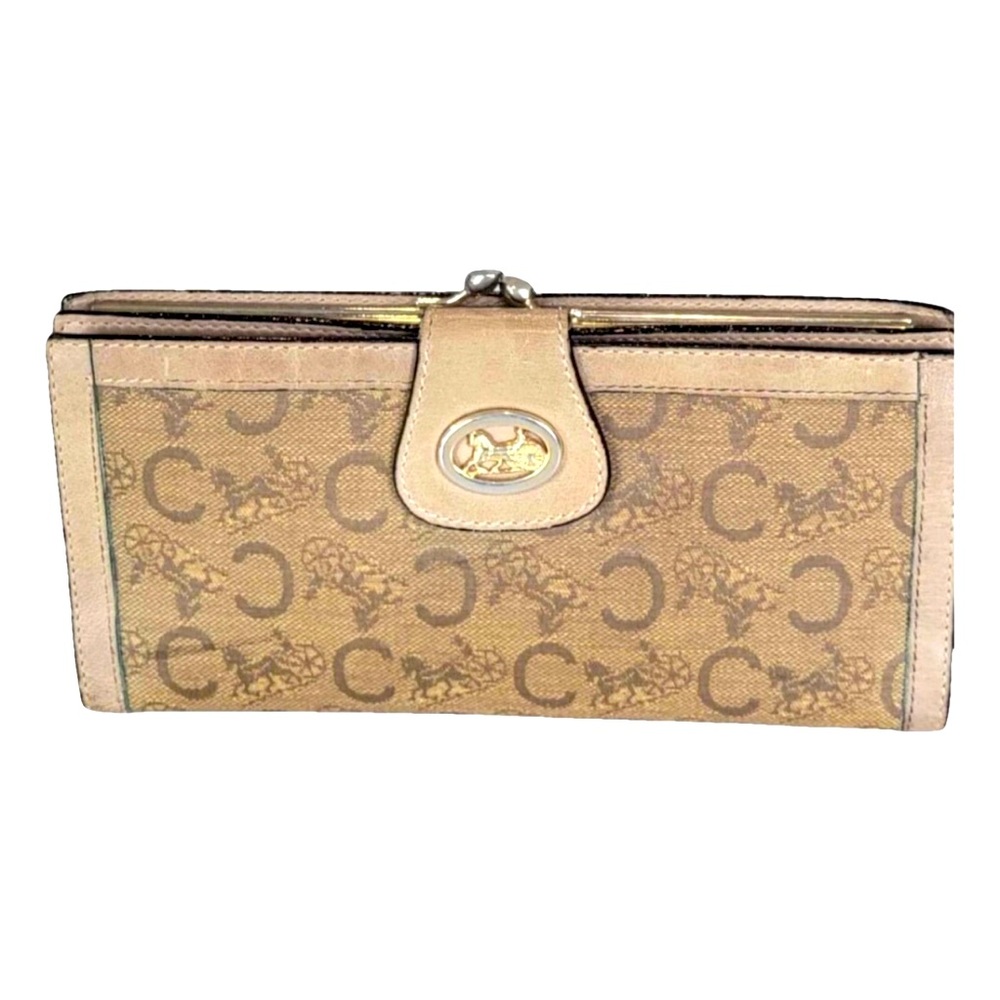 Vintage CELINE Paris Horse Carriage C Macadam Long
Bifold Wallet D02
